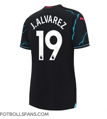 Manchester City Julian Alvarez #19 Replika Tredje Tröja Damer 2023-24 Kortärmad